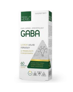 Medica Herbs GABA - Naturalna równowaga emocjonalna - 60 kapsułek