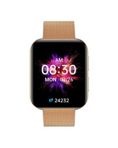 Garett - Złoty stalowy Smartwatch GRC Maxx