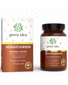 Green Idea Hematogreen - Kompleks ziołowy wspierajacy krew - 30 kapsułek