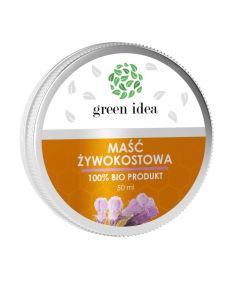 Green Idea Maść Żywokostowa - Naturalna maść żywokostowa na ból kolana, kręgosłup I stawy - 50 ml