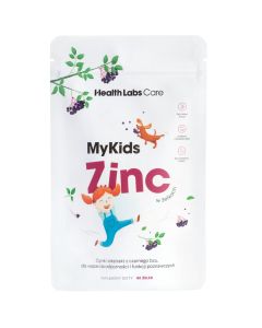 Health Labs MyKids Zinc w żelkach - bez glutenu, laktozy dla vegan - 60 żelek