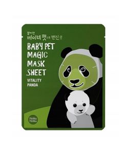 Holika Holika - Baby Pet Magic Mask Sheet - Maseczki w Płachcie z Motywem Pandy - 1szt