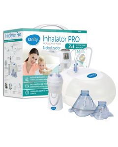 Inhalator Sanity Pro 2w1 *Nebulizator do zatok* Oczyszczanie i Inhalacja 