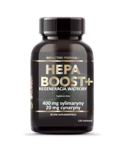 Intenson Hepa Boost+ Regeneracja wątroby Ostropest+ karczoch - 120 tabletek