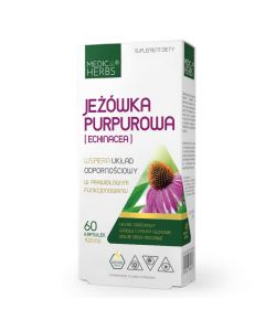 Medica Herbs Jeżówka purpurowa (Echinacea) - wspomaga odporność - 60 kapsułek