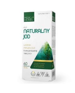 Medica Herbs Naturalny Jod - Zdrowie tarczycy - 60 kapsułek