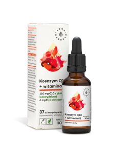 Aura Herbals Koenzym Q10 + witamina E w kroplach - 30 ml