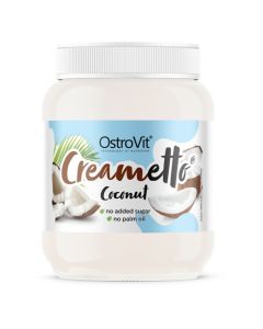 Ostrovit Naturalny Krem Creametto - Doskonała Alternatywa dla Słodkich Kremów - 350 g - Kokosowy