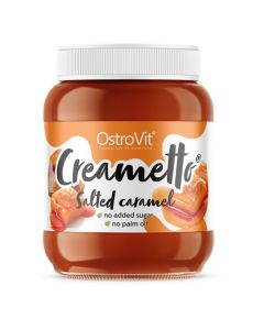 Naturalny Krem Creametto - Doskonała Alternatywa dla Słodkich Kremów - 350 g - Słony karmel