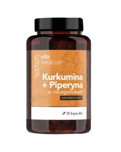 VitaMedicus Kurkumina + Piperyna wzmacnia układ odpornościowy
