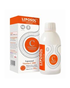Liposol - Liposomalna Witamina C w płynie - 250 ml - Smak Pomarańczowy
