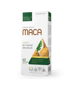 Medica Herbs Maca - Naturalne wsparcie płodności - 60 kapsułek