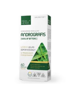 Medica Herbs Andrografis King of bitters - 60 kapsułek