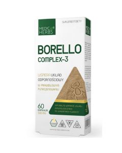 Medica Herbs Borello Complex-3 - Naturalna odporność - 60 kapsułek