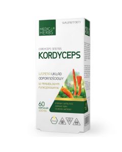 Medica Herbs Kordyceps - wspiera układ immunologiczny - 60 kapsułek