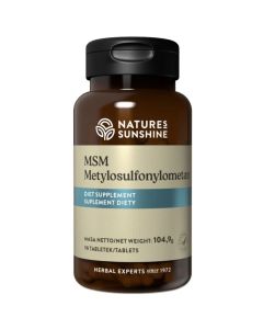 Metylosulfonylometan MSM Nature's Sunshine siarka organiczna - 90 tabletek