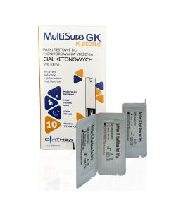 Diather MultiSure GK Ketone paski testowe - 10 sztuk