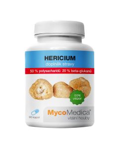MycoMedica - Hericium 50% - Hericium w optymalnym stężeniu - 90 kapsułek