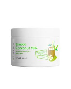Nacomi- Piankowy peeling o zapachu bambusa i mleka kokosowego