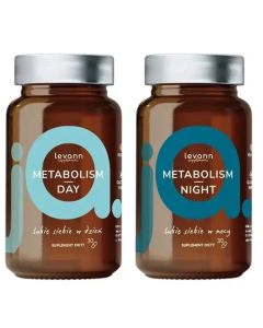 Levann Metabolizm Dzień i Noc - Przyspiesza przemianę materii - zestaw 2 x 30 kapsułki