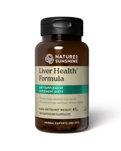 Nature's Sunshine Liver Health Formula - Lepsza kondycja wątroby - 100 kapsułek