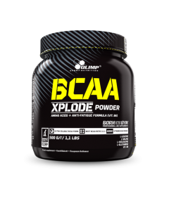 Olimp BCAA Xplode Powder, 500g - nokautująca dawka BCAA! - Pomarańczowy