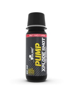 Olimp Pump Xplode shot - Zastrzyk energii bez kofeiny - 60 ml - Owocowy poncz