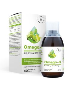 Aura Herbals Omega-3 w płynie 370 DHA / 700 EPA - 200 ml