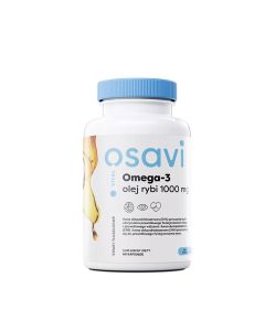 Osavi Omega-3 Olej Rybi 1000mg - cytrynowy - 60 kapsułek