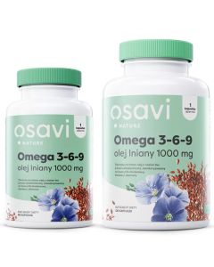 Osavi Omega 3-6-9 Olej Lniany 1000 mg