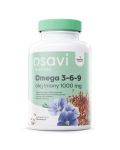 Omega 3-6-9 Olej lniany 1000 mg