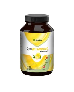 NaturDay - Opti Witamina C Fruit complex - 90 kapsułek