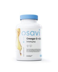 Osavi Omega-3 + D3 Immuno Wzmocnienie odporności i zdrowych kości - 120 kapsułek