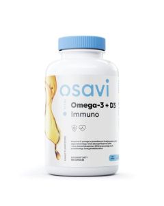 Osavi Omega-3 + D3 Immuno Wzmocnienie odporności i zdrowych kości - 180 kapsułek