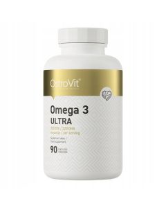 OstroVit Omega-3 Ultra - kwasy DHA EPA ALA - 90 kapsułek