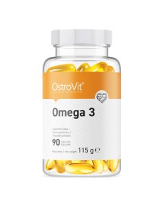 OstroVit Omega 3 - Suplement diety zawiera kwasy Omega 3 - 90 kapsułek