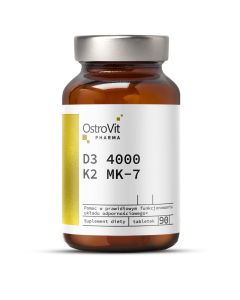 OstroVit Pharma D3 4000 IU + K2 MK-7 90 tabletek