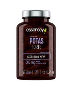 Essensey Potas Forte - Kapsułki na poprawę ciśnienia krwi - 90 kapsułek