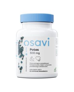 Osavi - Potas 300 mg - dla wzmocnienia Twojego organizmu - 90 kapsułek