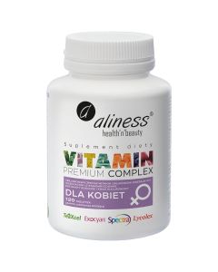 Aliness Premium Vitamin Complex dla kobiet - 120 tabletek