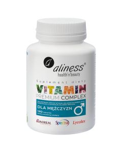 Aliness Premium Vitamin Complex dla mężczyzn - 120 tabletek