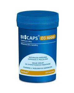 Bicaps D3 4000 - Duża dawka witaminy D3 - 120 kapsułek