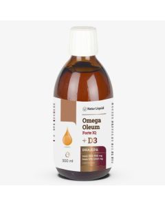 Omega Oleum Forte IQ NaturDay wspiera pracę mózgu i krążenie - 300 ml