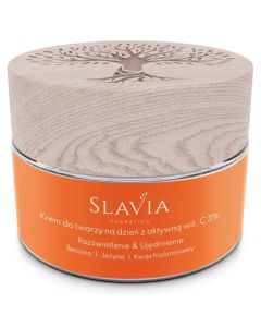 SLAVIA Cosmetics Krem do twarzy na dzień z aktywną witaminą C 3% Rozświetlenie & Ujędrnienie
