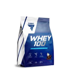 Trec Białko WHEY 100 - Klasyczna odżywka białkowa czekoladowa - 700g