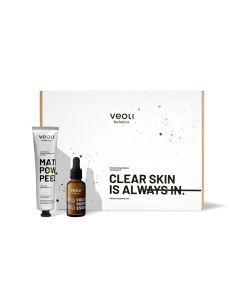 Veoli Botanica Zestaw Clean Skin Is Always In – (Matcha Power Peel + Focus Pigmentation Essence) 