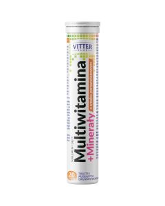 Vitter Blue Multiwitamina + Minerały - 20 tabletek musujących