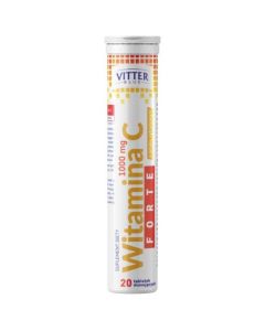 Vitter Blue Witamina C Forte - Wsparcie zdrowia - 20 tabletek musujących