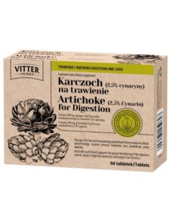 Vitter Herbs Karczoch na zdrowe trawienie 2,5% cynaryny - 60 tabletek