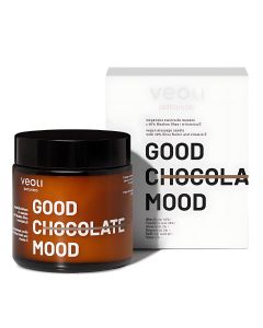 Veoli Botanica Good Chocolate Mood świeca do masażu z Shea